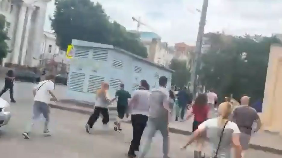 Panika na ulicach Rostowa nad Donem