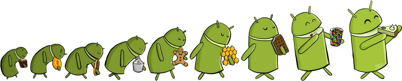 Ewolucja Androida | fot. Manu Cornet