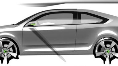 Škoda Rapid Coupé - nieoficjalna wizualizacja