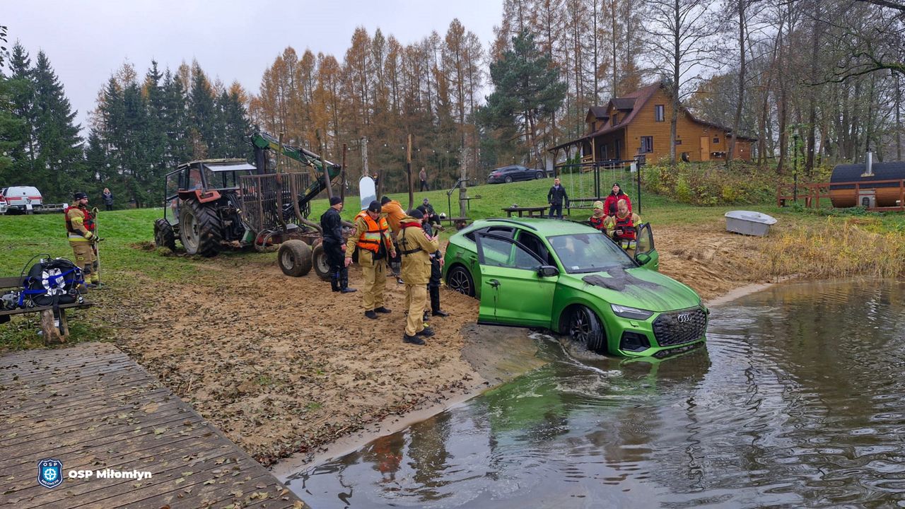 Cena to około 300 tys. zł. Wyłowili go z jeziora na Mazurach