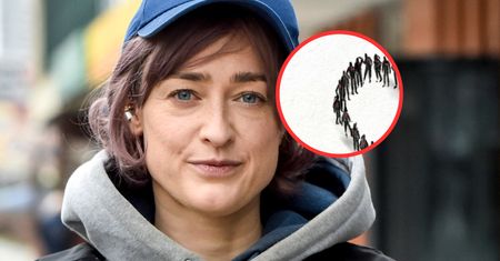 Wymowna grafika Damięckiej. Skomentowała marsz Tuska