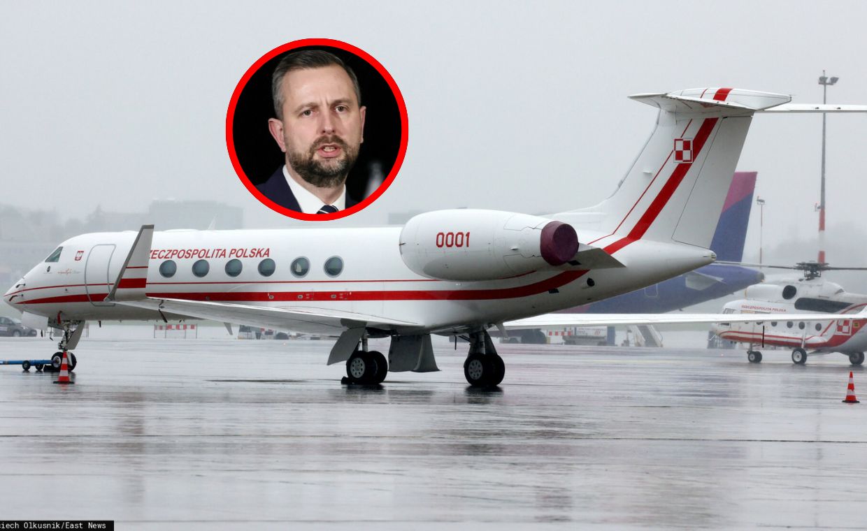 wiadomości,aktualności,WP Wiadomości Usterka samolotu z szefem MON na pokładzie. Maszyna musiała zawrócić