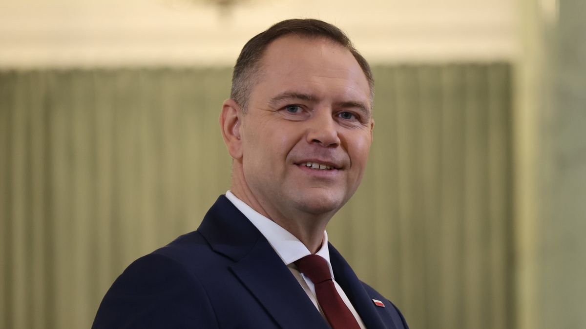 Warszawa, 18.08.2025. Prezydent RP Karol Nawrocki podczas uroczystości powołania swoich doradców, 18 bm. w Pałacu Prezydenckim w Warszawie. (mr) PAP/Albert Zawada