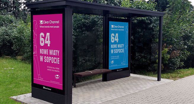 Clear Channel Poland zamontuje w Sopocie 64 nowe wiaty przystankowe