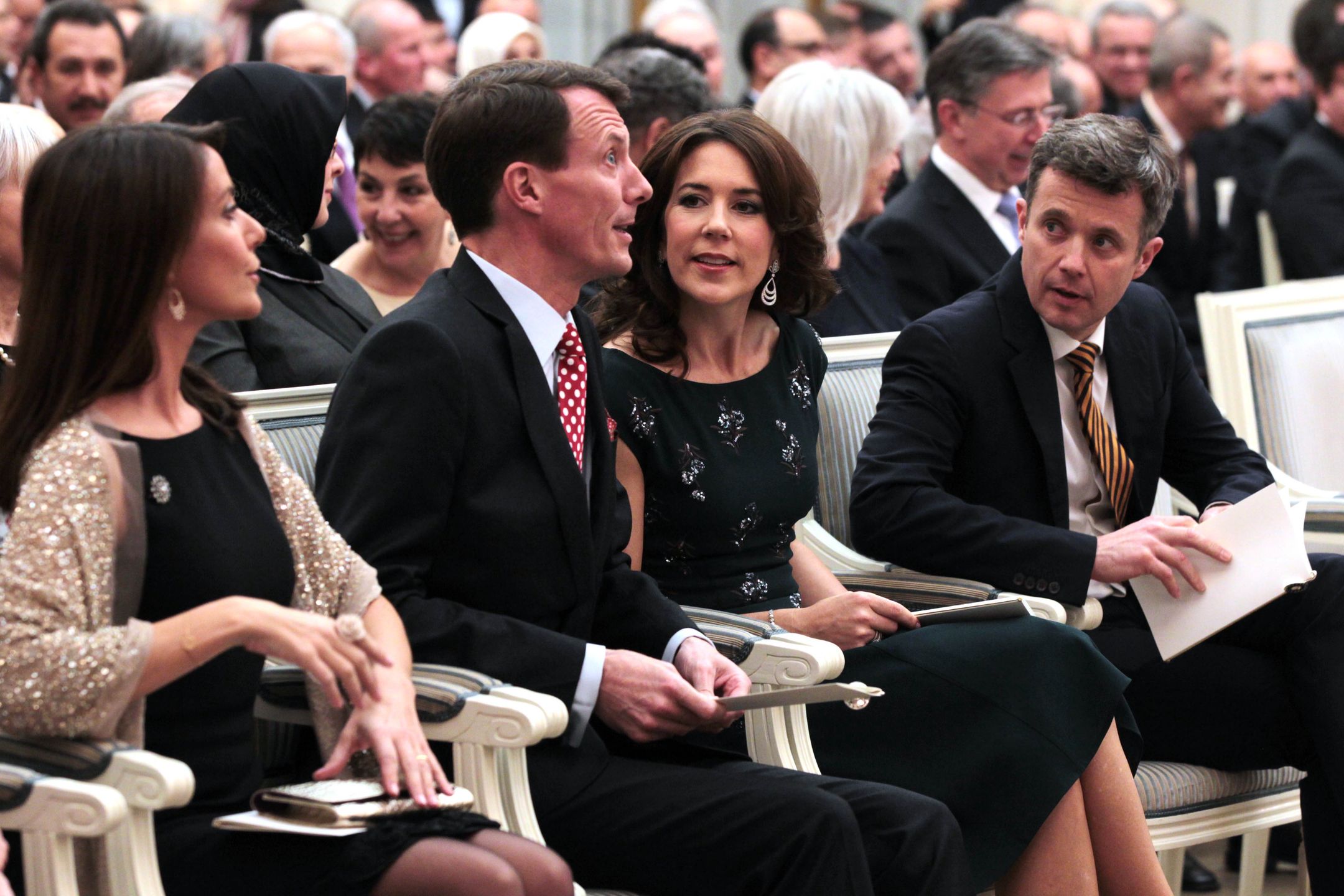 Książę Fryderyk i księżna Maria oraz książę Joachim i księżna Maria