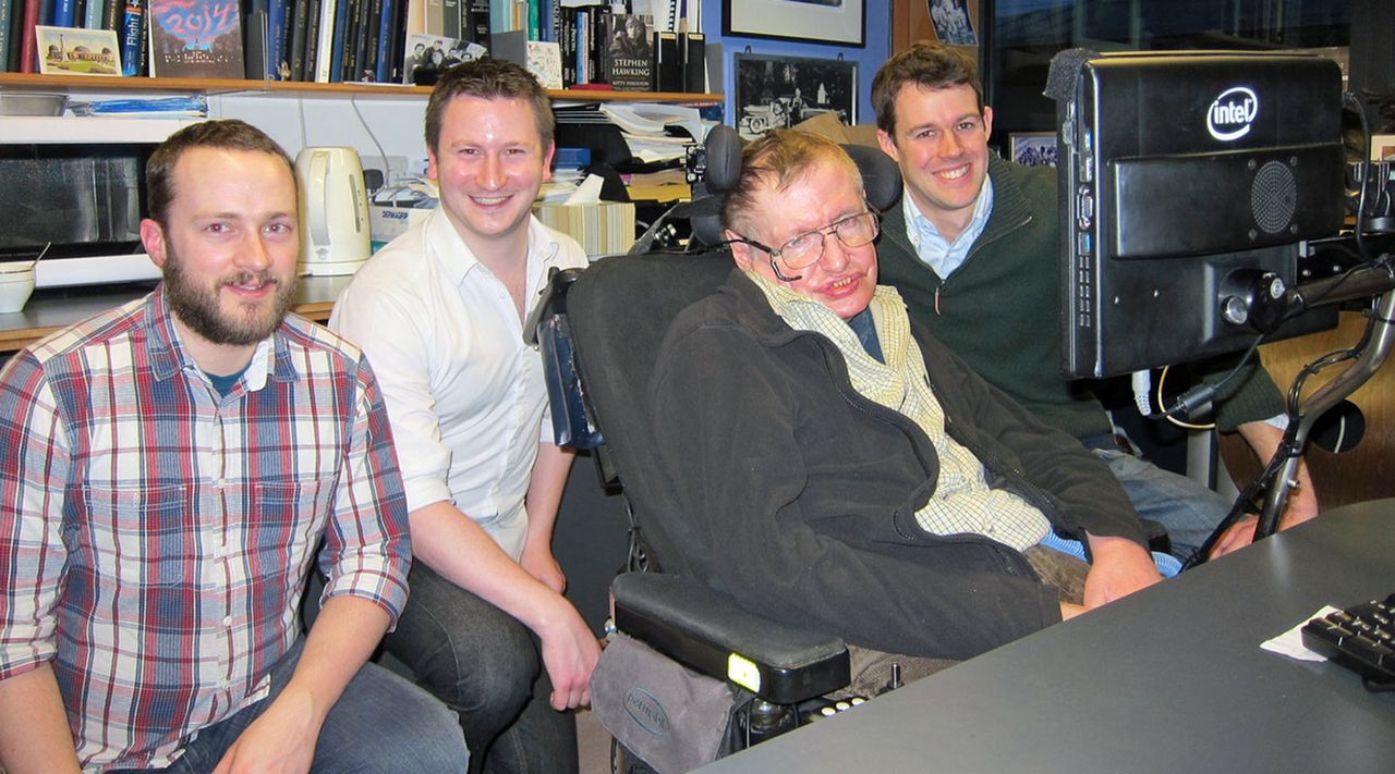 Zespół SwiftKey opracowuje system komunikacji Stephena Hawkinga