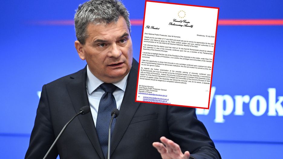 Przewodniczący Zgromadzenia Parlamentarnego Rady Europy odpowiedział na pismo prok. Dariusza Korneluka