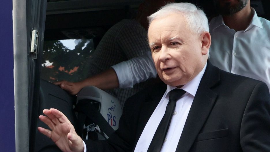 Jarosław Kaczyński w Pułtusku