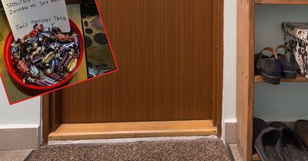 Taką kartkę zostawił mężczyzna. Postanowił wykorzystać znaną zabawę