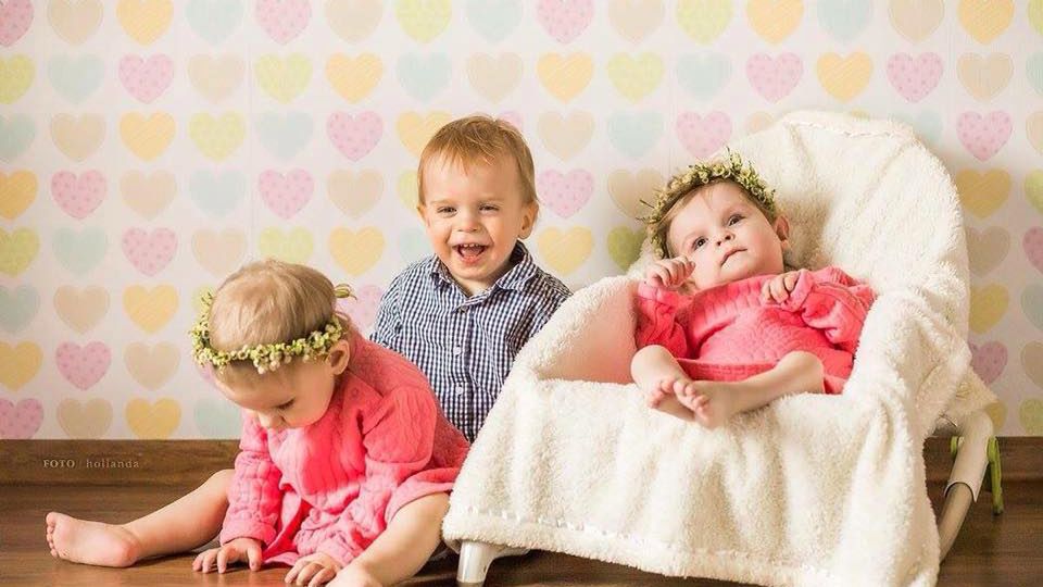 Ania, Ala i Aleksander Czerkies