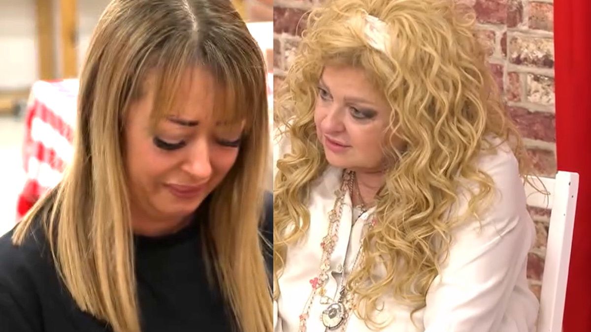 Magda Gessler i uczestniczka "Kuchennych rewolucji"