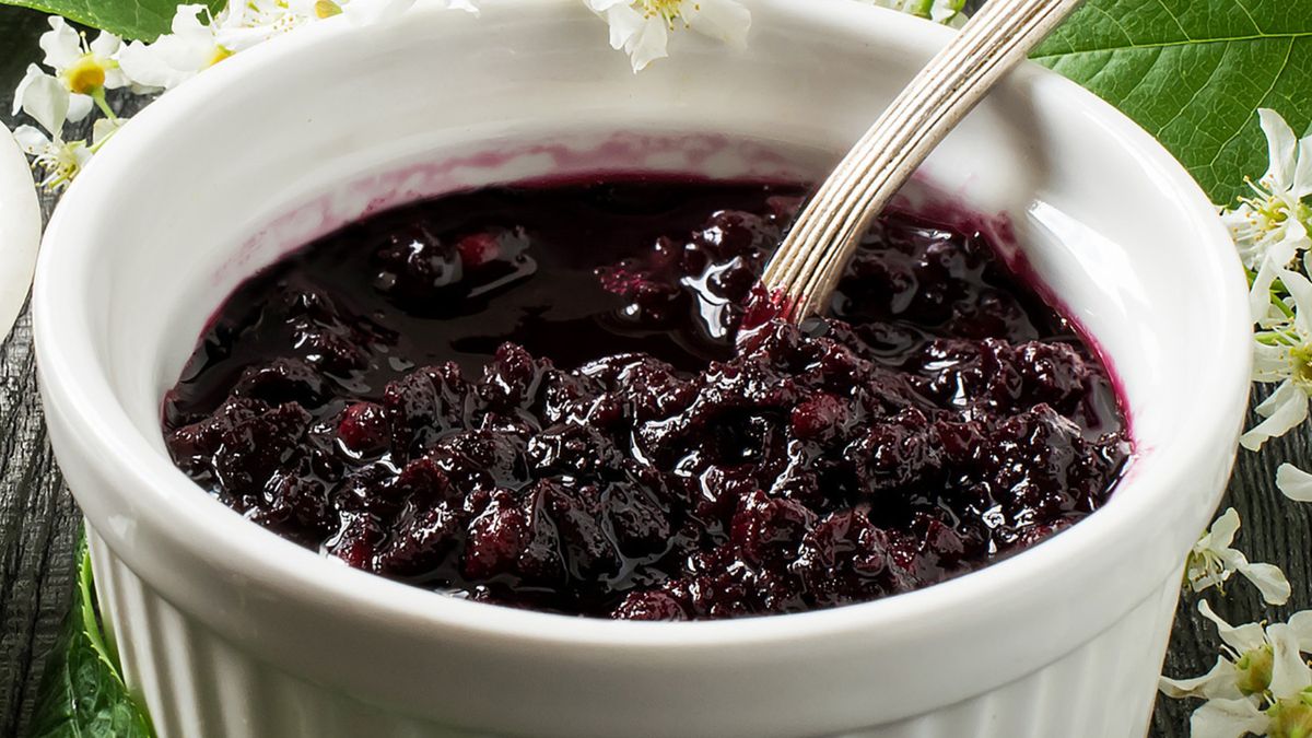 Dżem z czeremchy i jabłek krok po kroku