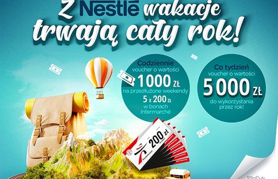 „Z Nestlé wakacje trwają cały rok!” w sklepach Intermarché