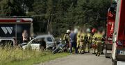 Świesielice: Zderzenie auta z motocyklem. Ranny motocyklista