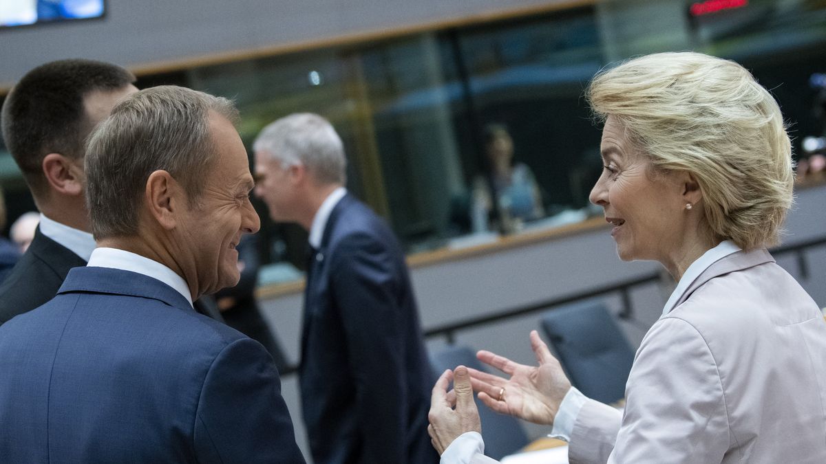 Donald Tusk i Ursula von der Leyen