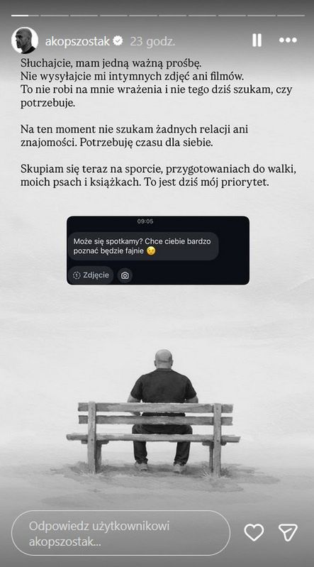 Akop Szostak dostaje intymne zdjęcia kobiet 