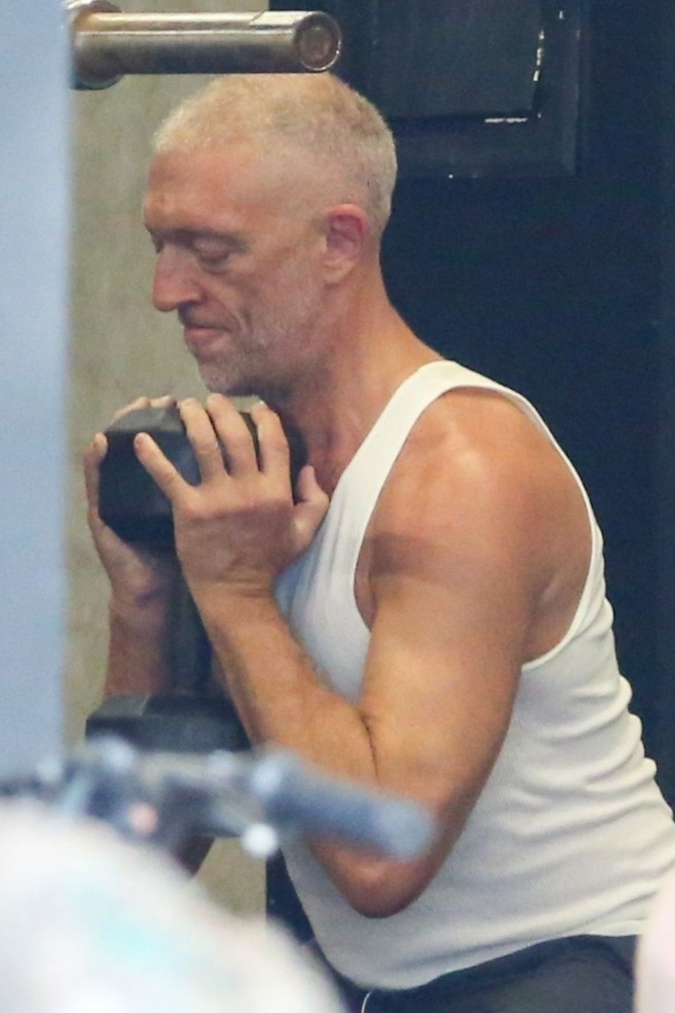 Vincent Cassel i Narah Baptista na siłowni
