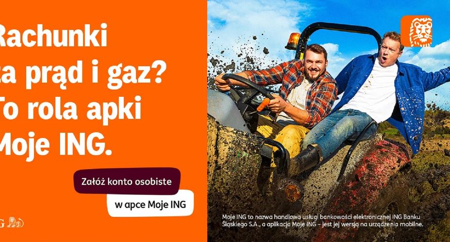Maciej Stuhr reklamuje ING Bank Śląski