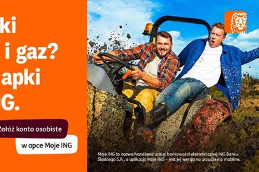 Maciej Stuhr reklamuje bank ING