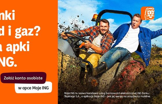 Maciej Stuhr reklamuje ING Bank Śląski