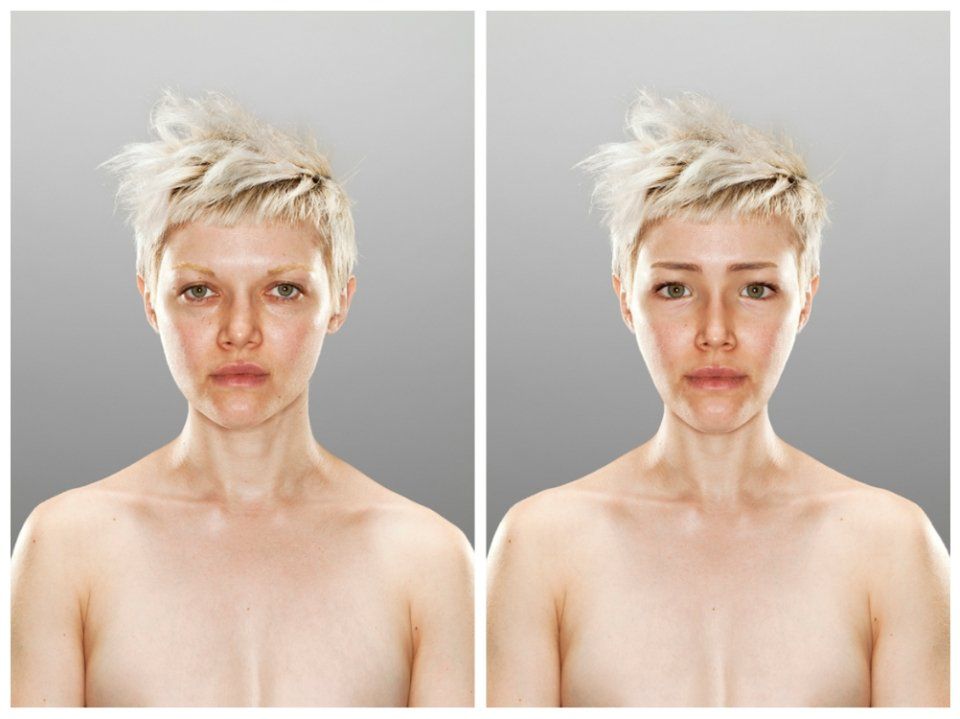 Fotograf zmierzył fale mózgu modeli, aby stworzyć portret idealny 9