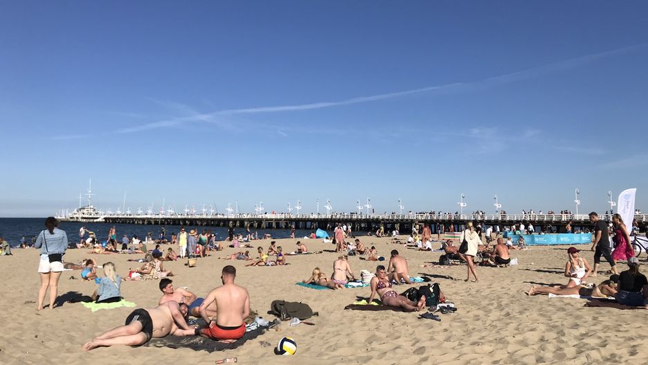 Plaża w Sopocie 
