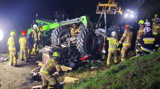 17-latek prowadził ciągnik, obok siedział 13-latek. Doszło do tragedii