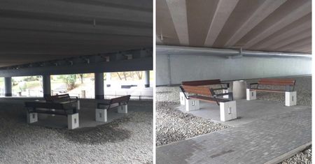 Wypoczynek pod wiaduktem. "Kto mógł wpaść na taki pomysł?"