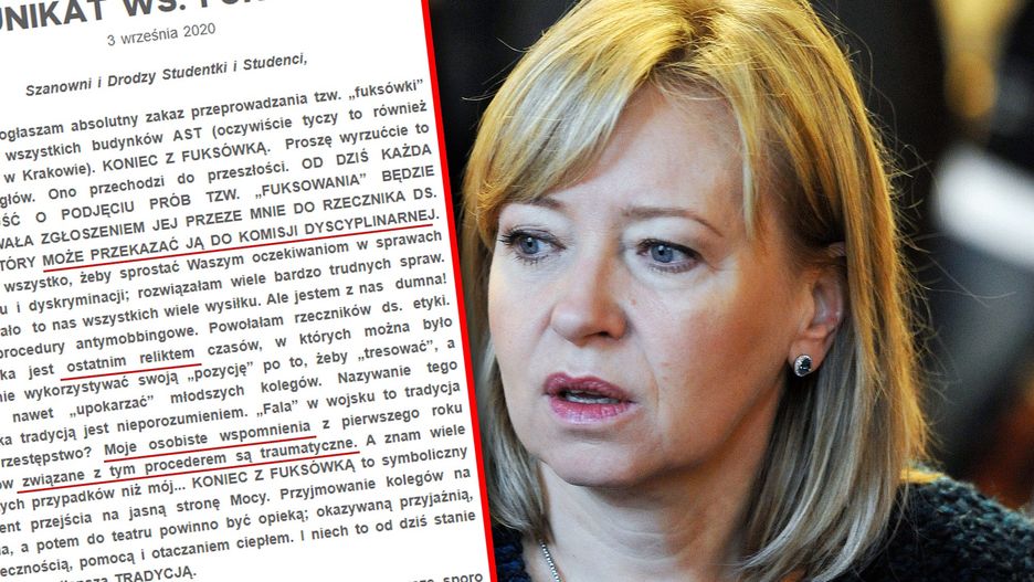 Dorota Segda zakazała "fuksówki"
