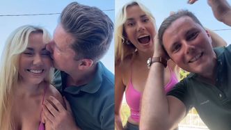 Marianna Schreiber i Piotr Korczarowski śmieszkują przed aparatem podczas greckich wakacji. Fajna z nich para?