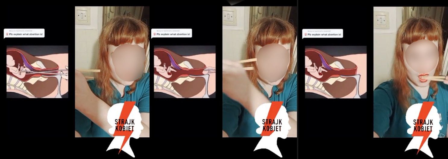 tiktok aborcja strajk kobiet