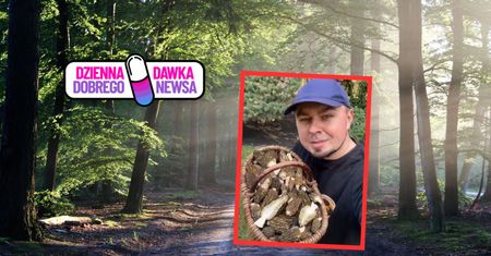 Hit grzybiarzy. Już są. Uzbierał cały kosz. Ledwo się zmieściły
