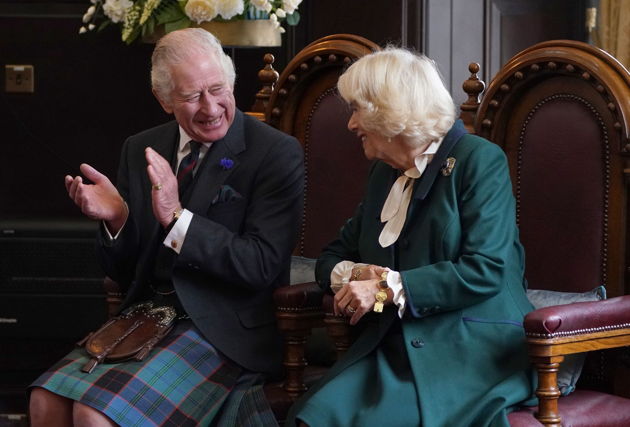 Król Karol III i królowa małżonka Camilla