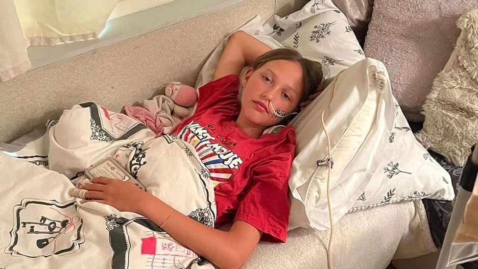 Tillie skazana jest kolejny miesiąc na odżywianie się przez rurkę biegnącą od nosa do żołądka