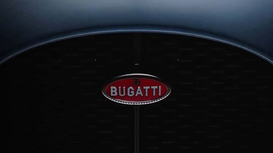 Announcement of the new Bugatti model