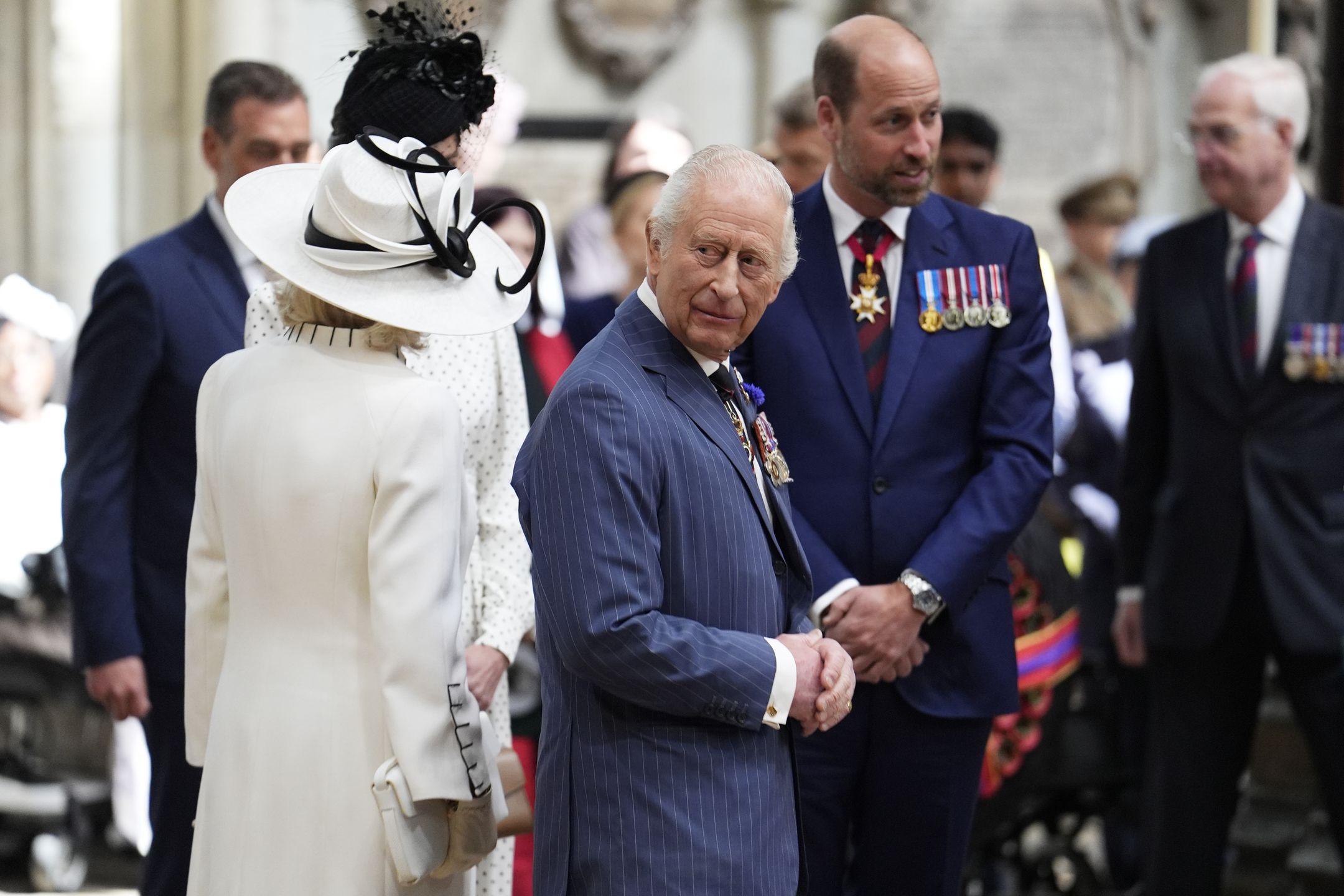 Król Karol III i książę William