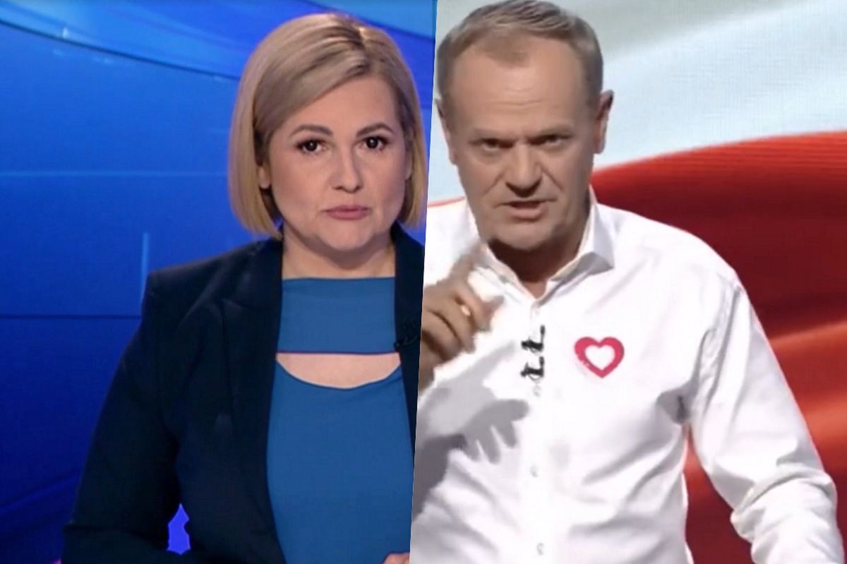 "Wiadomości" upokorzyły Donalda Tuska. Pracownicy TVP wykorzystali sprawdzony chwyt