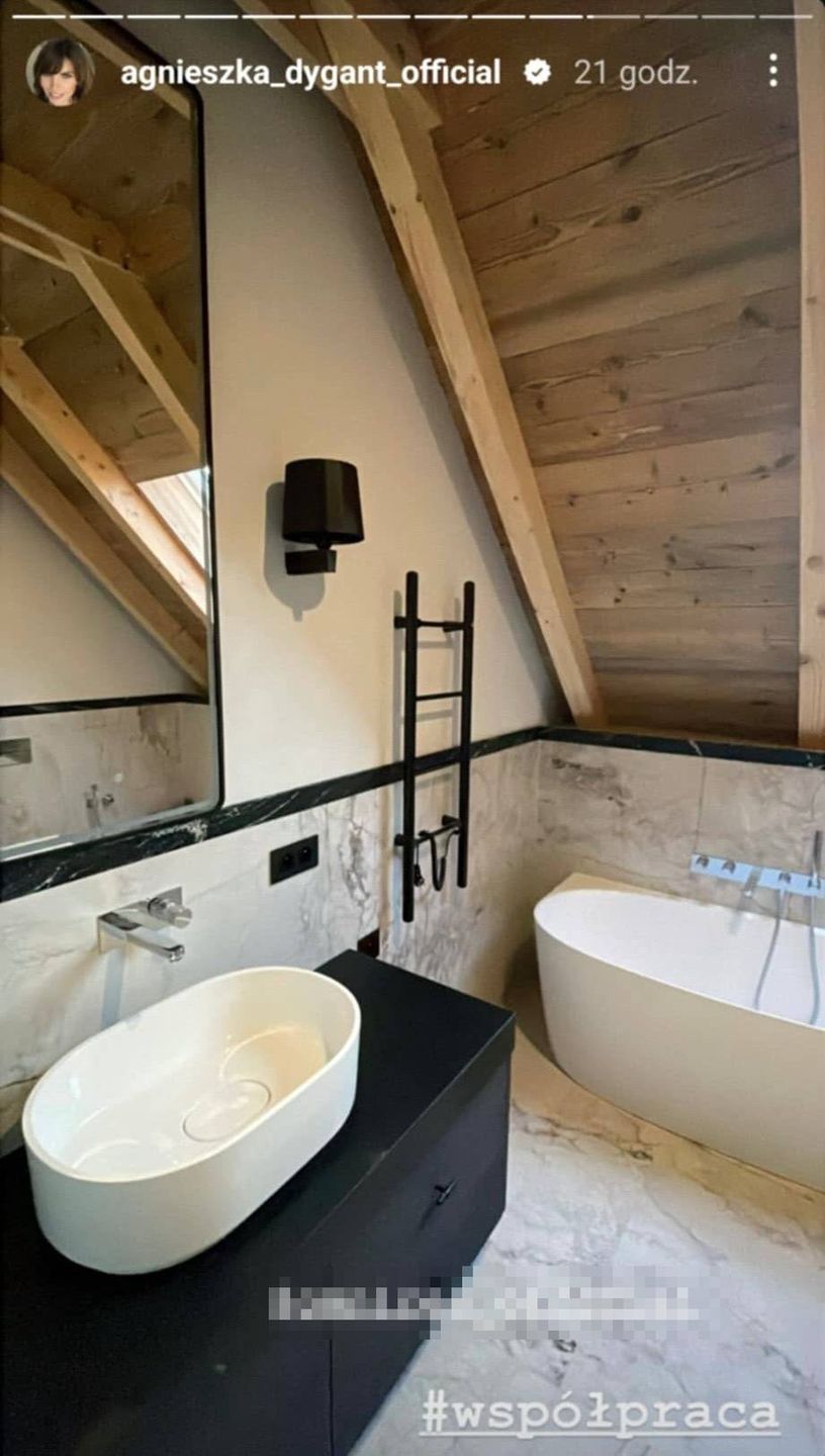 Agnieszka Dygant pokazuje wnętrze domu 