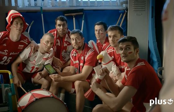 Stéphane Antiga i siatkarze reklamują transmisje Euro 2016 w Ipli dla abonentów Plusa (wideo)