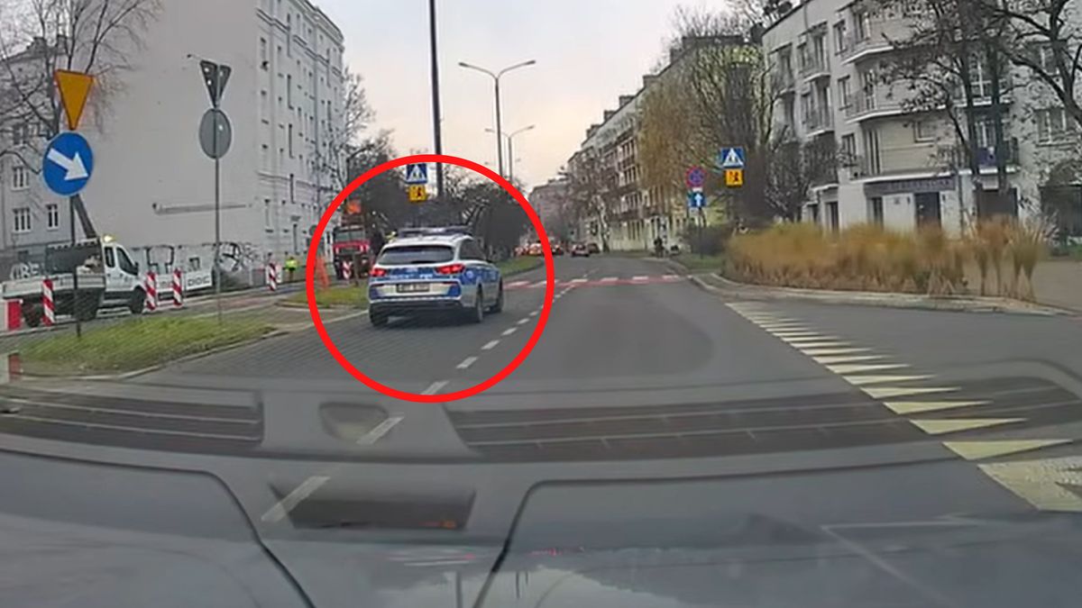 Policja nagrana na pasach.