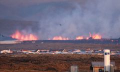 Lawa wdarła się do miasta. Płoną domy
