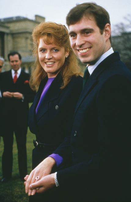 Sarah Ferguson i książę Andrzej w 1986 r.