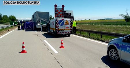 Wrocław. Śmiertelny wypadek na A4. Policja ustala szczegóły