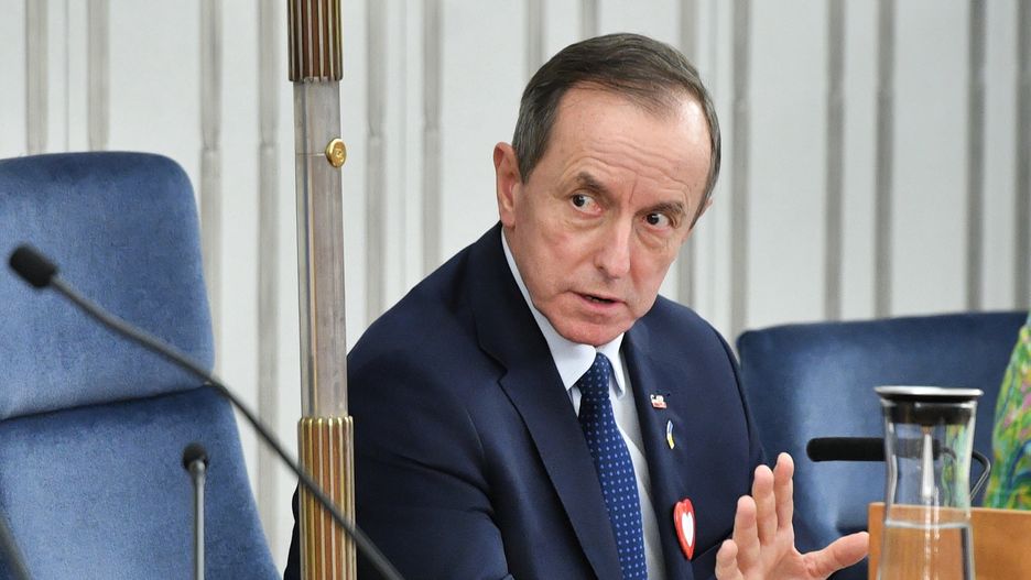 Tomasz Grodzki
Warszawa, 28.07.2023. Marsza�ek Tomasz Grodzki na sali obrad Senatu w Warszawie, 28 bm. Senat wznowi� obrady. Senatorowie maj� zaplanowane m.in. g�osowania nad nowel� ustawy o referendum oraz w sprawie nowelizacji bud�etu na 2023 r. (mr) PAP/Radek Pietruszka
Radek Pietruszka
g�osowa�, obrad, obrady, plenarna, posiedzenie, sala, senat, senatu, 10 10. X, kadencja kadencji, senatorzy senatorowie