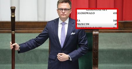 Niecodzienne głosowanie w Sejmie. "Ciekawy wynik"