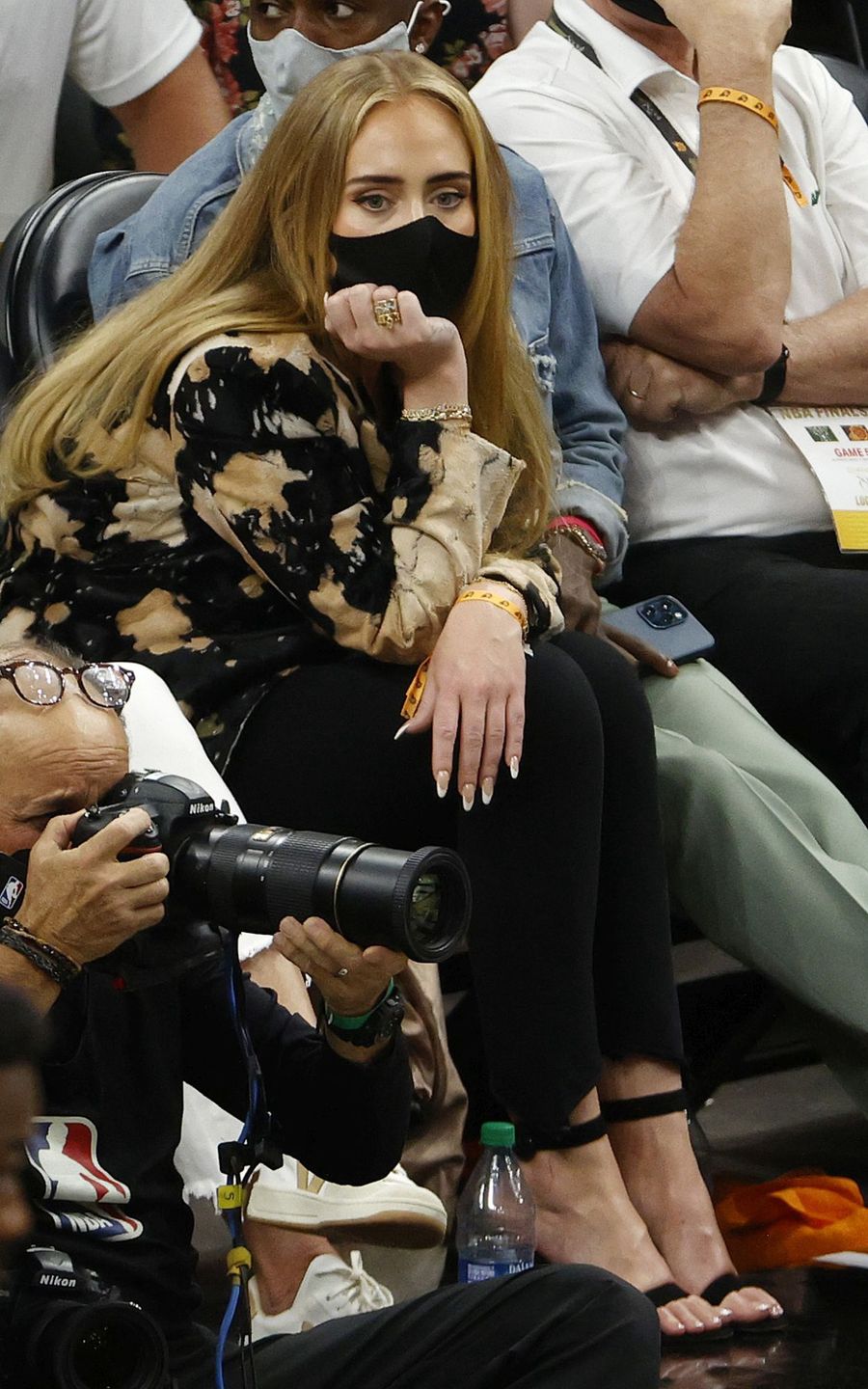 Adele na meczu NBA