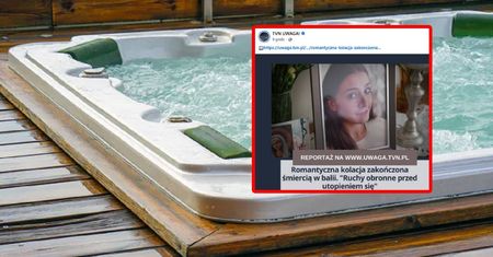 Śmierć na romantycznej kolacji. Karolina utonęła w balii