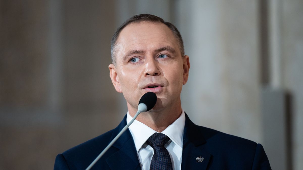 Karol Nawrocki, President of the Republic of Poland, attends the Beatification of Fr. Jan Swierc and Companions, Salesian Martyrs, at the Sanctuary of Saint John Paul II the Great in Krakow, Poland, on June 6, 2026. (Photo by Marcin Golba/NurPhoto via Getty Images)