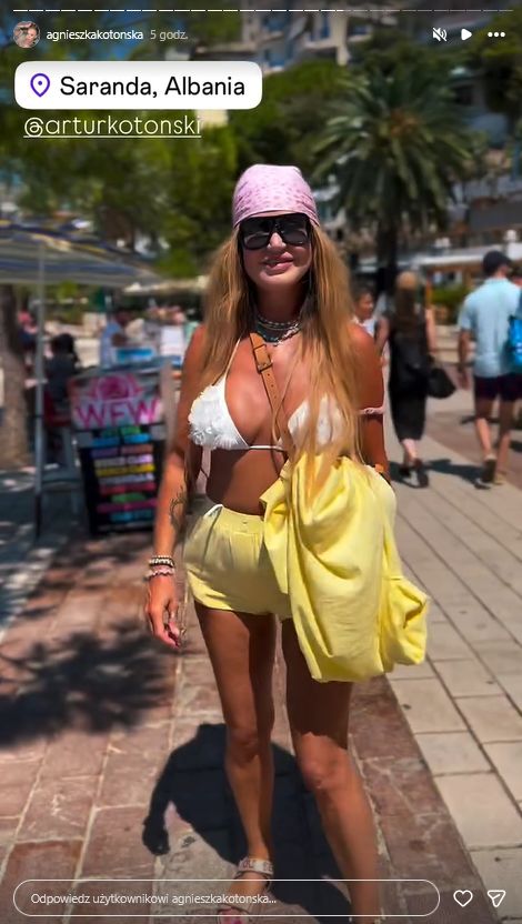 Agnieszka Kotońska chwali się urlopem w Albanii 