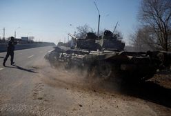 Wpadka rosyjskiej telewizji. Zdradziła ich litera "Z" na czołgu